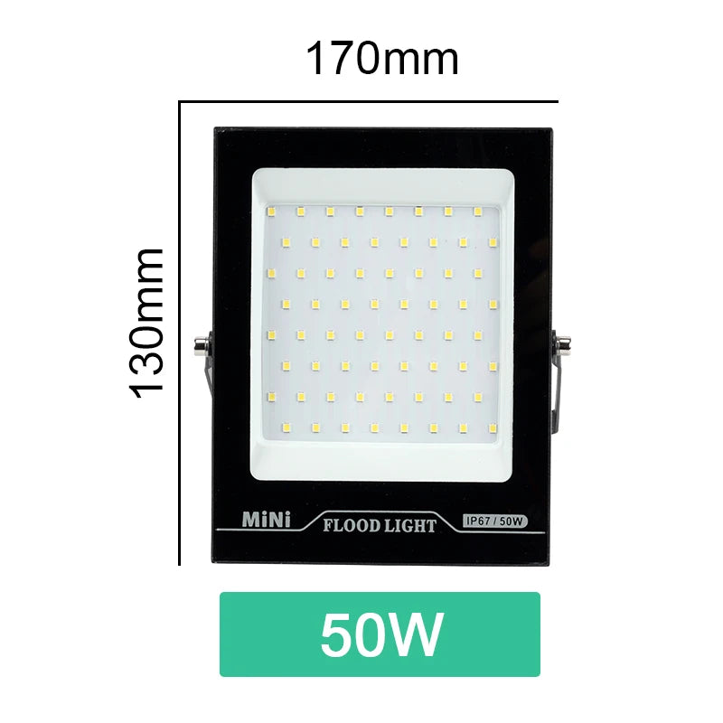 Gitex LED Flood Light IP67 Waterproof Outdoor Lighting AC220V 30W 50W 100W 150W High Brightness LED Spotlight Wall Floodlights