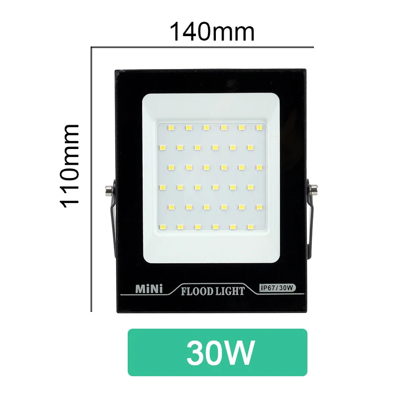 Gitex LED Flood Light IP67 Waterproof Outdoor Lighting AC220V 30W 50W 100W 150W High Brightness LED Spotlight Wall Floodlights