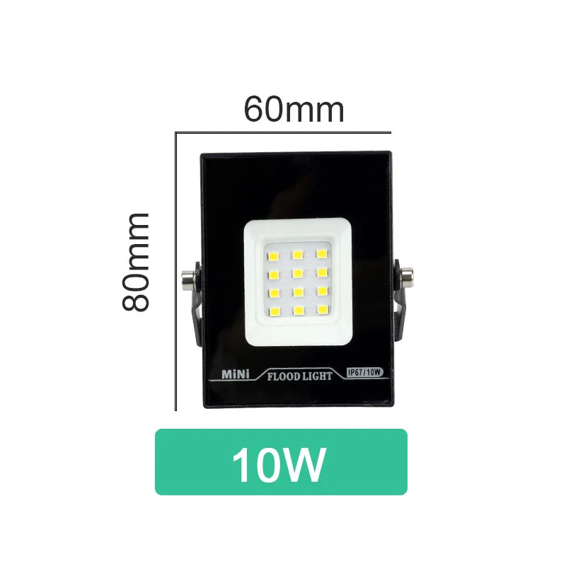 Gitex LED Flood Light IP67 Waterproof Outdoor Lighting AC220V 30W 50W 100W 150W High Brightness LED Spotlight Wall Floodlights