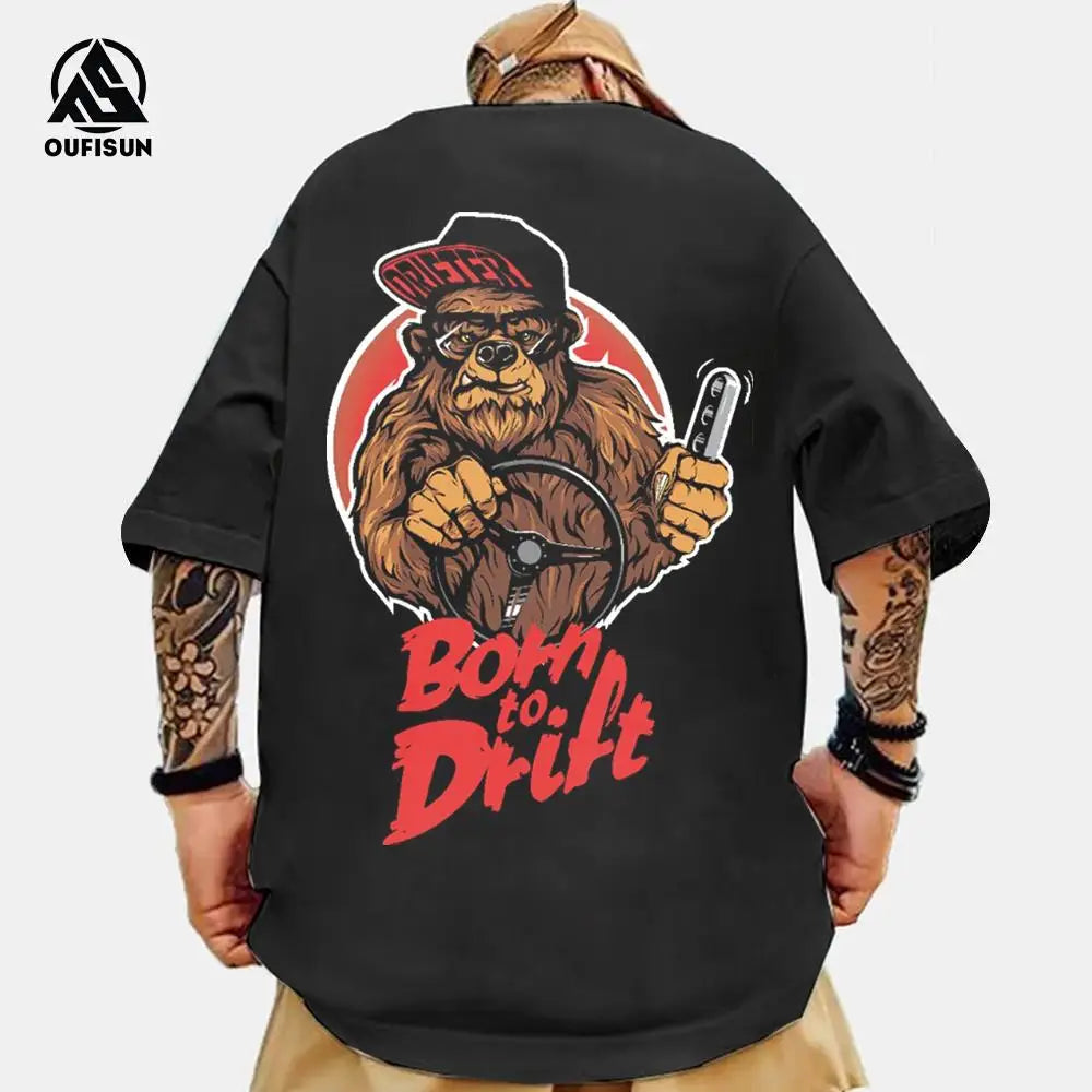 Animal T-Shirts For Men 3d Printed Men's Clothing Loose Tops Oversized Tees Street Harajuku Sportswear Fashion Soft Sweatshirts