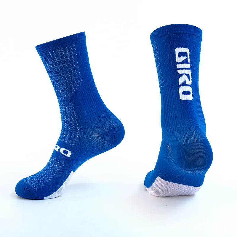 GIRO/ Professional Cycling Socks Compression Socks Breathable Men's And Women's Sports Running Basketball Socks