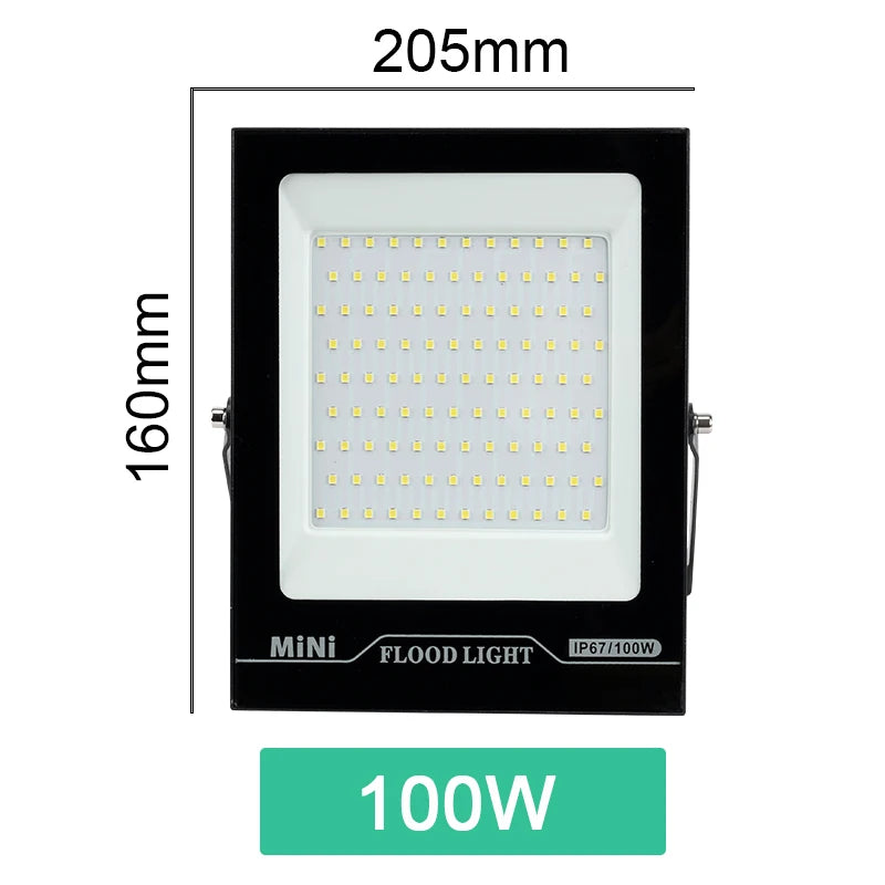 Gitex LED Flood Light IP67 Waterproof Outdoor Lighting AC220V 30W 50W 100W 150W High Brightness LED Spotlight Wall Floodlights