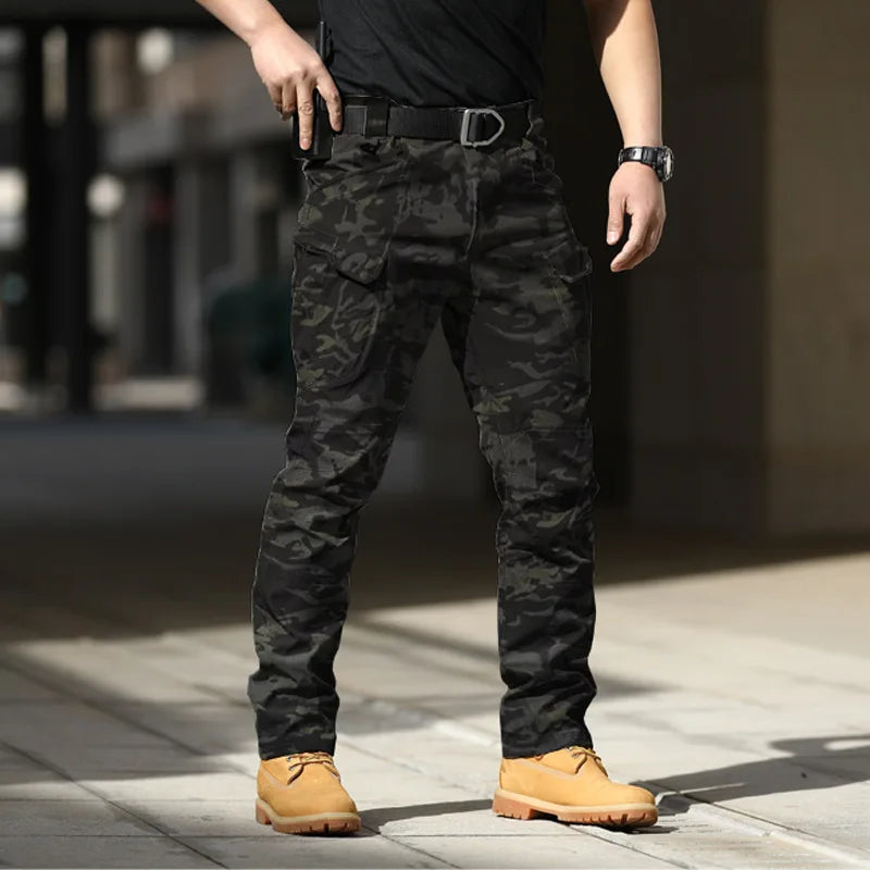 2024 new Tactical Cargo Pants Men Combat Trousers Pants Multiple Pockets Working Hiking Casual Men's Trousers Plus Size 6XL