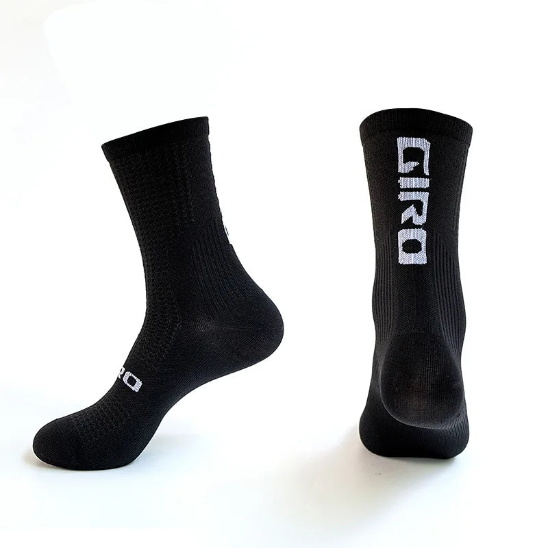 GIRO/ Professional Cycling Socks Compression Socks Breathable Men's And Women's Sports Running Basketball Socks