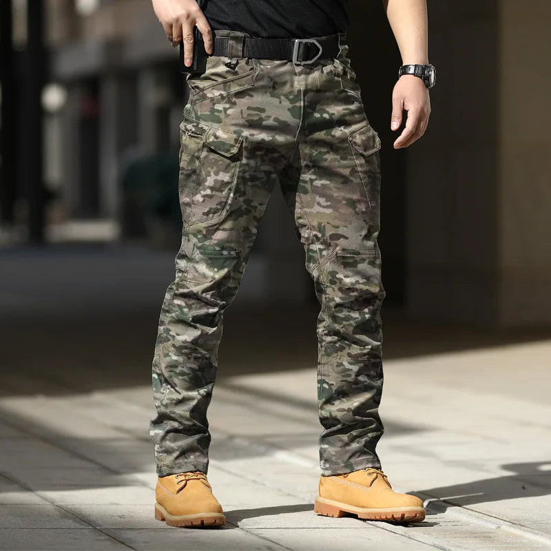 2024 new Tactical Cargo Pants Men Combat Trousers Pants Multiple Pockets Working Hiking Casual Men's Trousers Plus Size 6XL