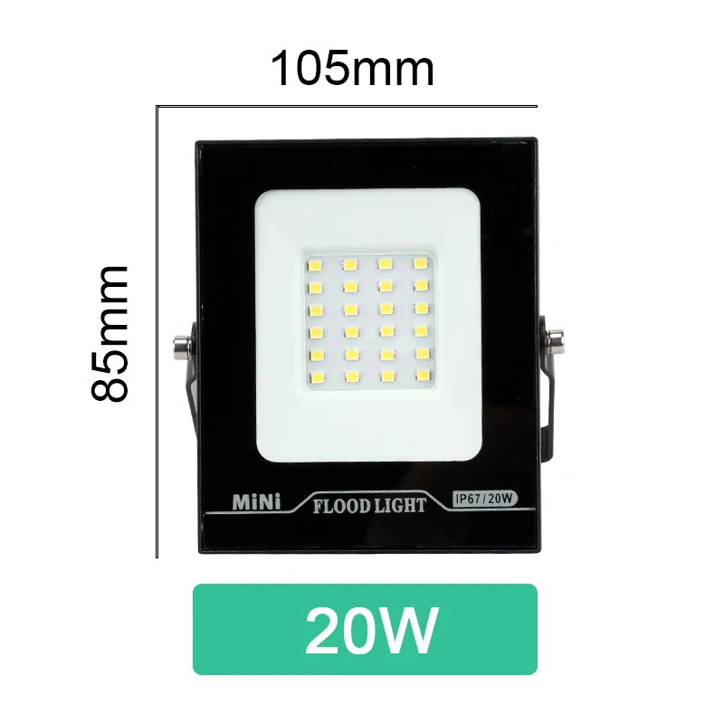 Gitex LED Flood Light IP67 Waterproof Outdoor Lighting AC220V 30W 50W 100W 150W High Brightness LED Spotlight Wall Floodlights