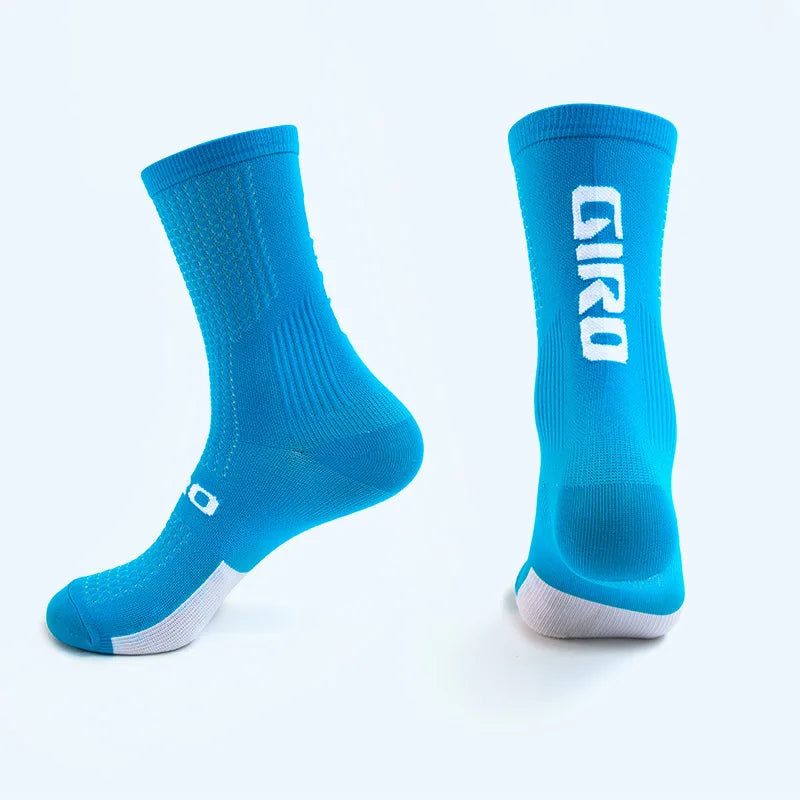 GIRO/ Professional Cycling Socks Compression Socks Breathable Men's And Women's Sports Running Basketball Socks