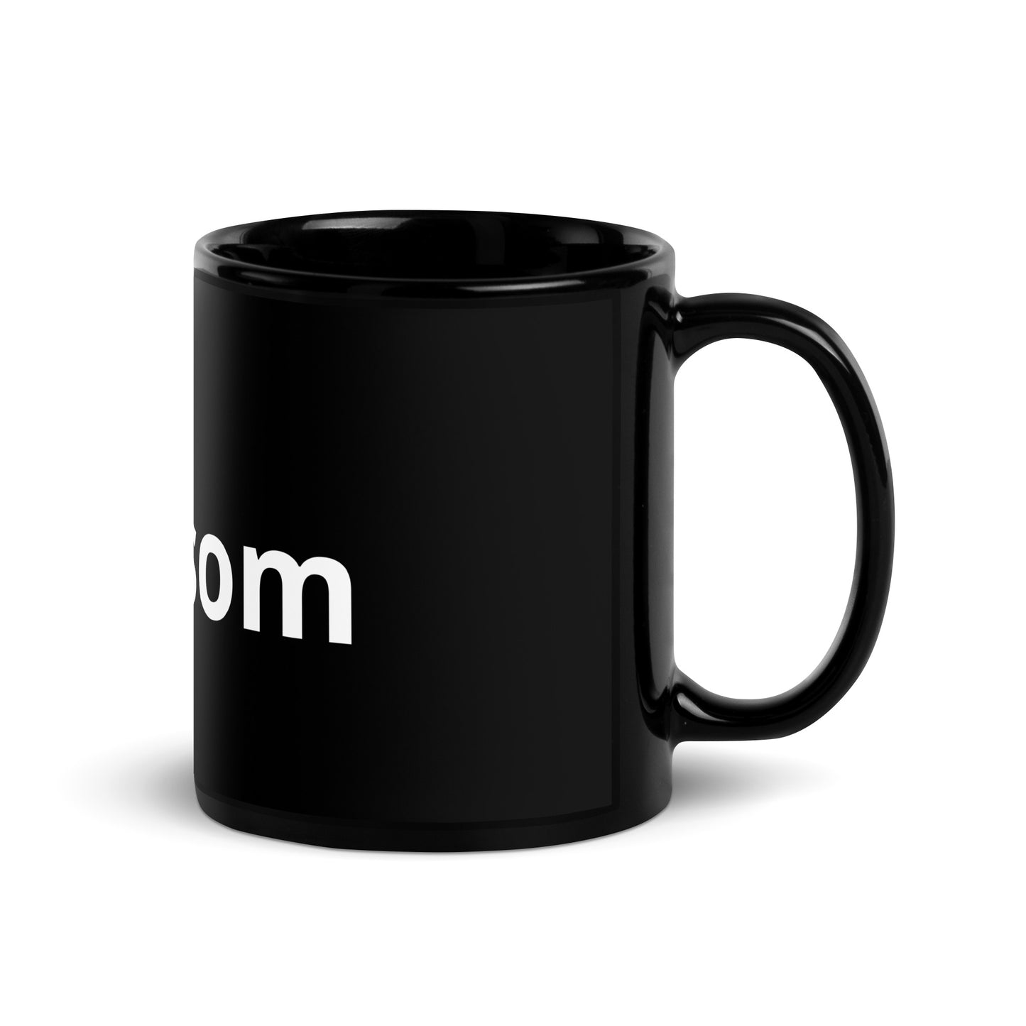 Black Glossy Mug