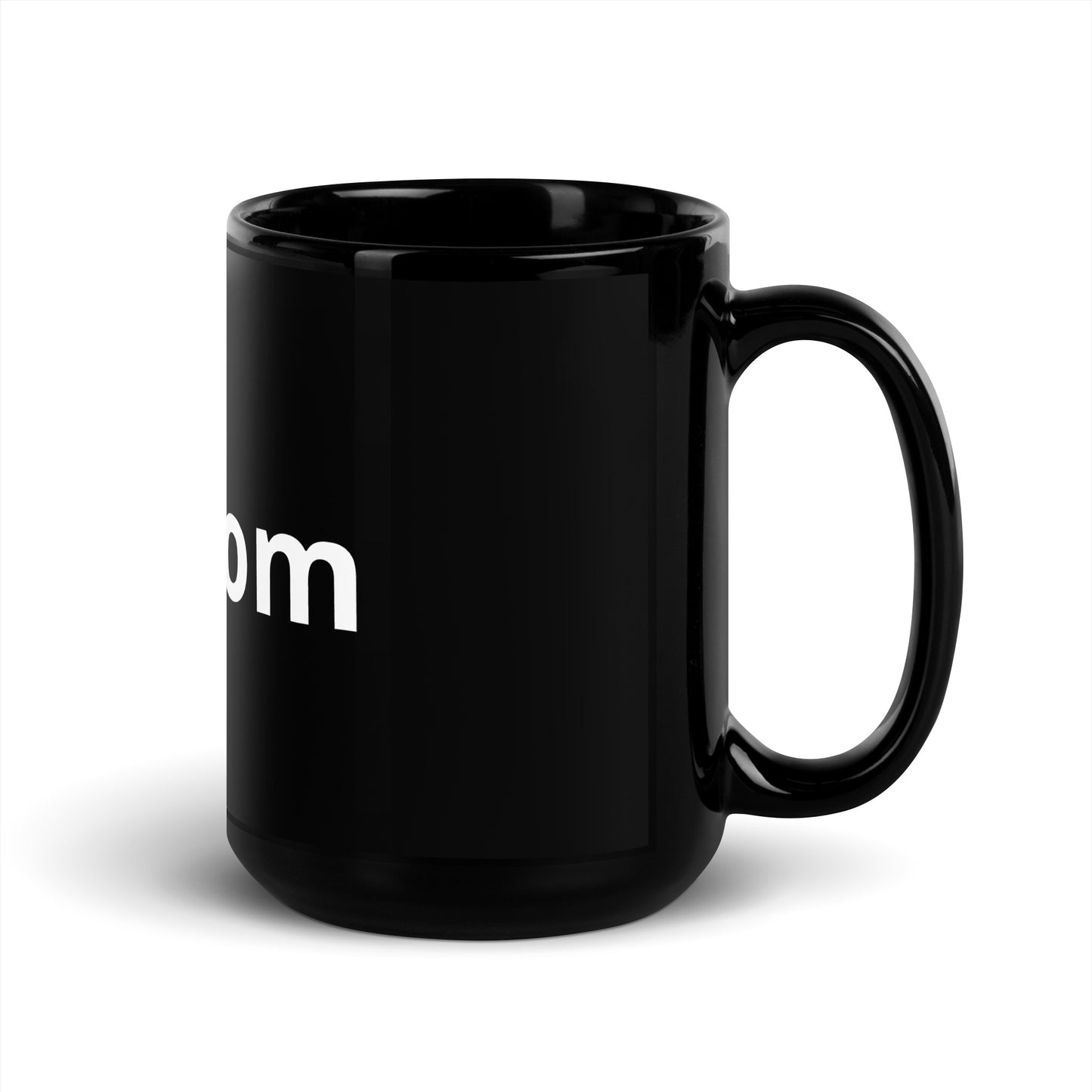 Black Glossy Mug