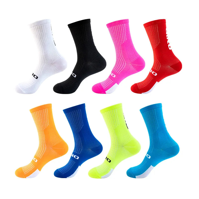 GIRO/ Professional Cycling Socks Compression Socks Breathable Men's And Women's Sports Running Basketball Socks